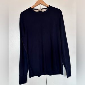 Burberry London, long sleeve with plaid elbow patches shirt for men